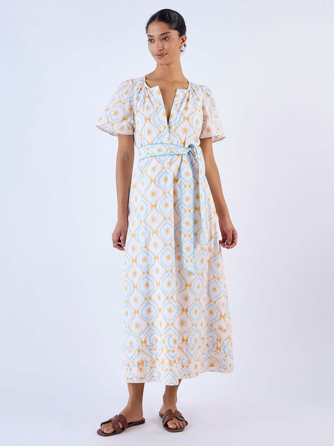 Beyond by Vera Dress Suzi Dress in Aqua Treasures