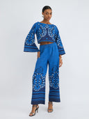 Beyond by Vera Pants Kelly Pants in  Harbor Azure