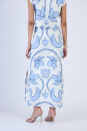 Beyond by Vera Skirts Aspen Skirt in Monaco Celeste