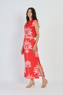 Beyond by Vera Skirts Aspen Skirt in Palm Springs Rouge