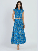 Beyond by Vera Skirts Kara Skirt in Mermaid Navy