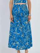 Beyond by Vera Skirts Kara Skirt in Mermaid Navy