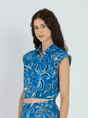 Beyond by Vera Top Alba Top in Mermaid Navy
