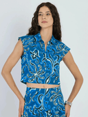 Beyond by Vera Top Alba Top in Mermaid Navy