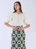 Beyond by Vera Top Lilly Top in White