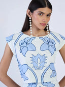 Beyond by Vera Top Piper Top in Monaco Celeste