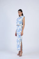 Beyond by Vera Top Piper Top in Monaco Celeste