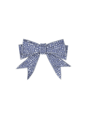 Bhavna Kanakia Hair Bow Victorian Charm Bow Barrette in Sapphire Blue