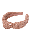 Bhavna Kanakia Headband Alba Pearl Headband in Pink