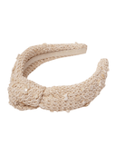 Bhavna Kanakia Headband Alba Pearl Headband in Tan