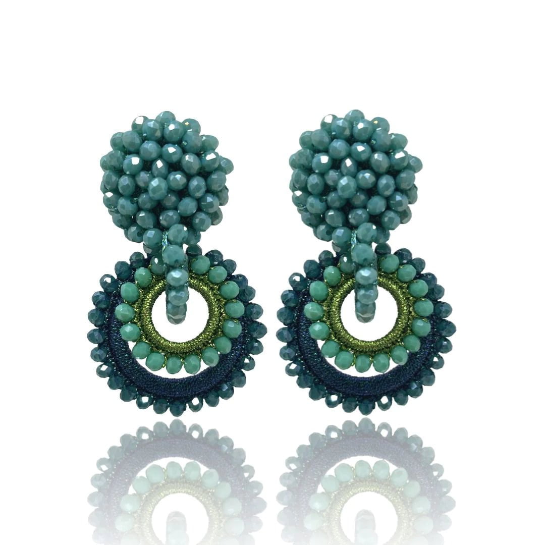 Bibi Marini Earrings Blue / Green Bibi Marini | Mini Sundrop Earrings