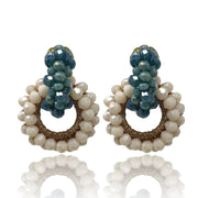 Bibi Marini Earrings Blue / Ivory Bibi Marini | Violet Earrings