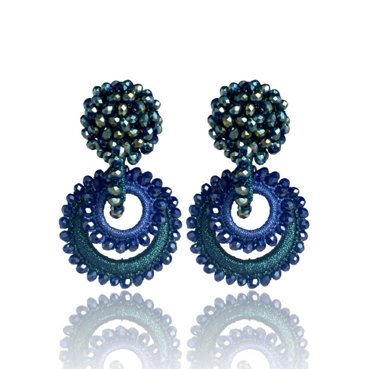 Bibi Marini Earrings Navy / Purple Bibi Marini | Mini Sundrop Earrings