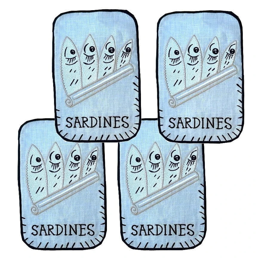 Sardine Cocktail Napkins - Thumbnail 2