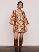 Bohemian Traders Dress Blair Shift Mini Dress in Multi
