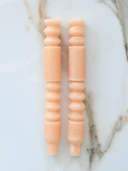 Botanica Candles Apricot Geometric Taper Candles in Apricot