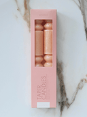 Botanica Candles Apricot Geometric Taper Candles in Apricot