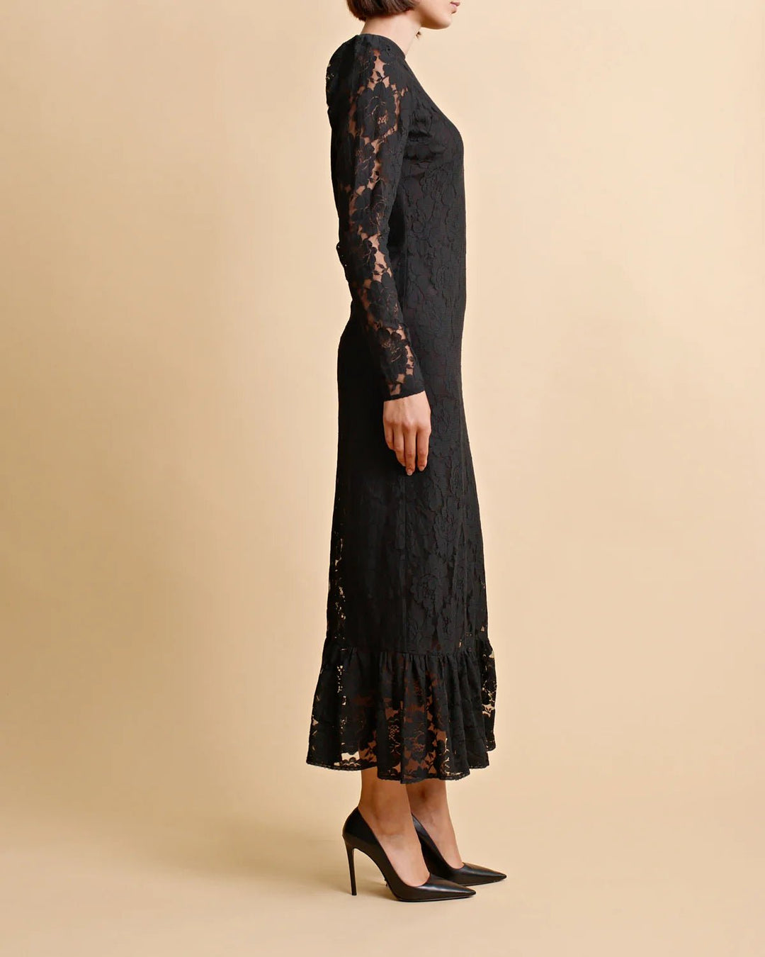 byTiMo Dress byTiMO | Lace Midi Dress in Black