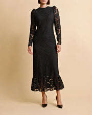 byTiMo Dress byTiMO | Lace Midi Dress in Black