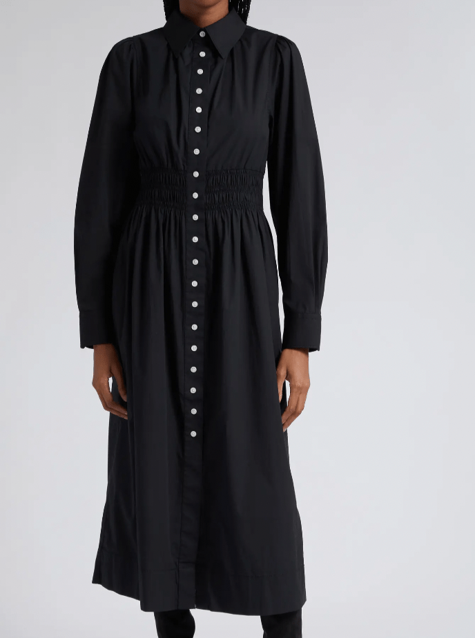byTiMo Dress byTiMO | Poplin Midi Dress in Black