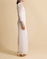 byTiMo Dress byTiMO | Sequin Maxi Dress in Off White