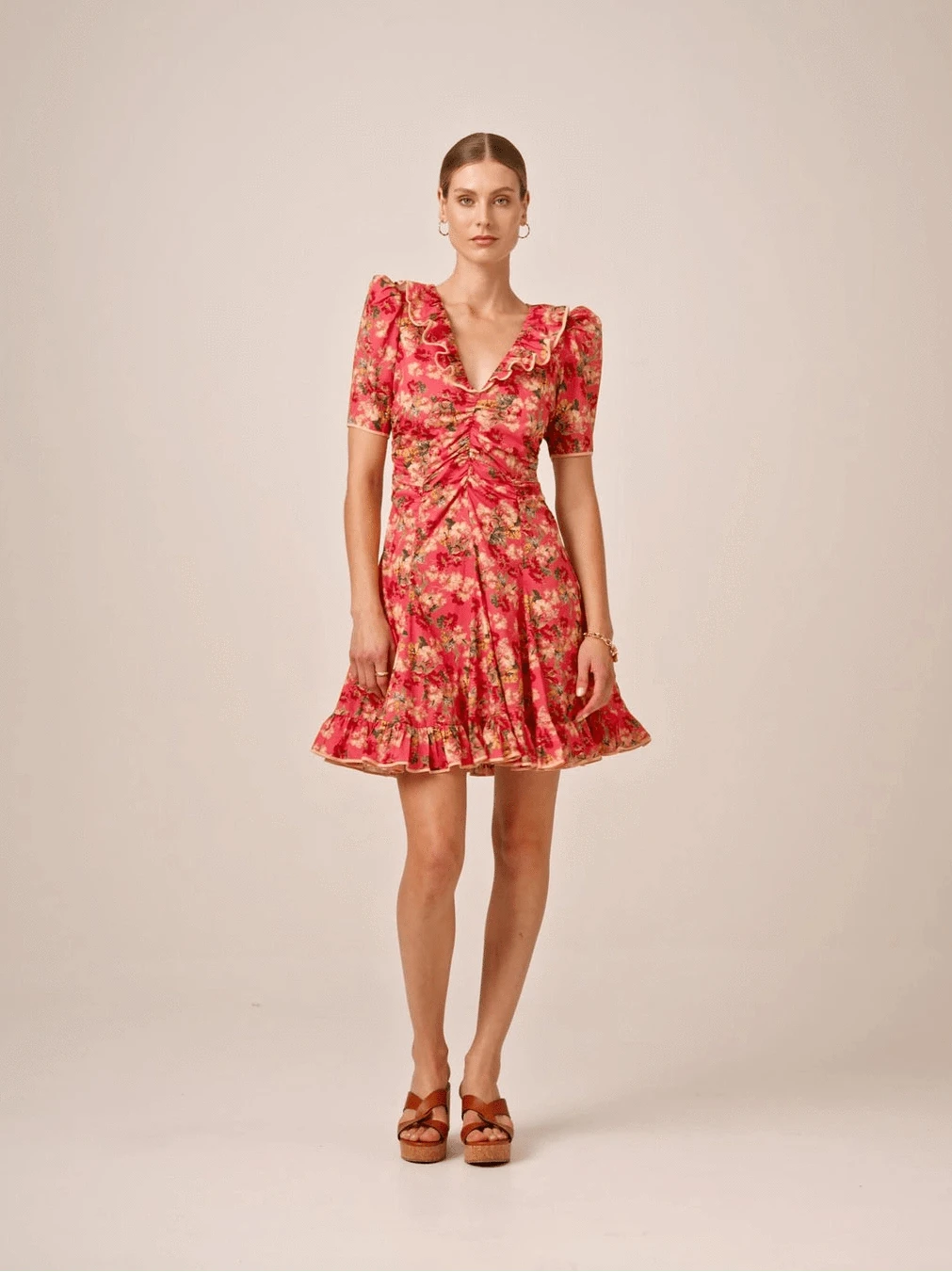 byTiMo Dress Cotton Party Mini Dress in Crush