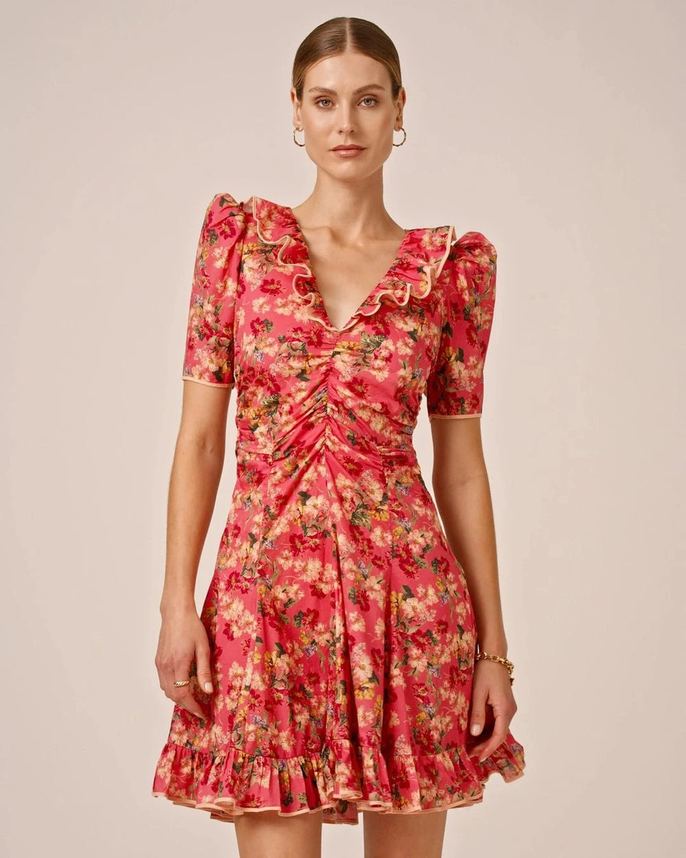 byTiMo Dress Cotton Party Mini Dress in Crush