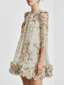 byTiMo Dress Organza Frilly Dress in Watercolour Dreams