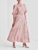 byTiMo Skirt Checks Maxi Skirt in Flourish