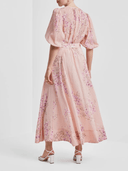 byTiMo Skirt Checks Maxi Skirt in Flourish