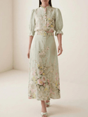 byTiMo Skirt Linen Maxi Skirt in Harmony