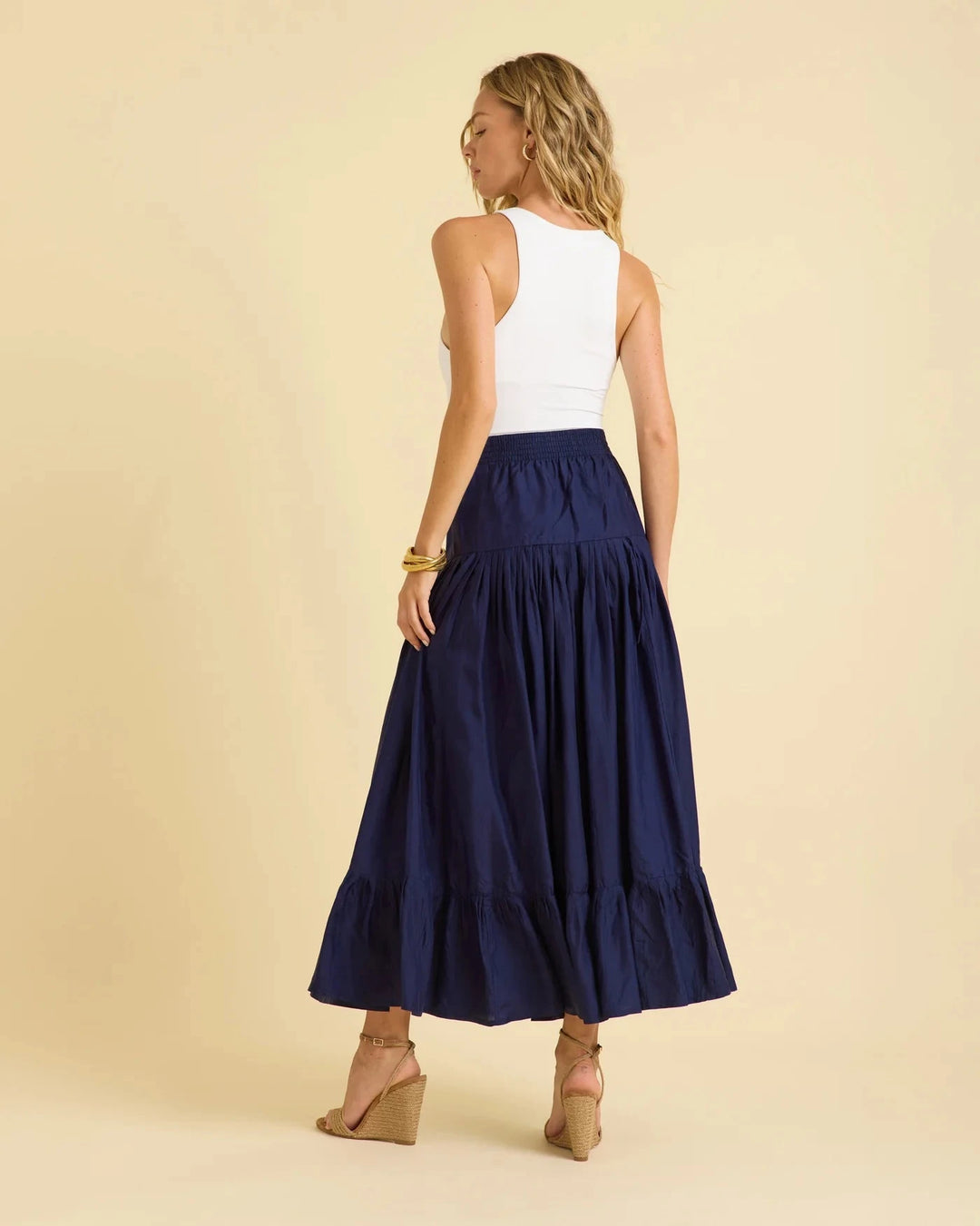 Calypso St.Barths Skirt Parachute Skirt in Navy