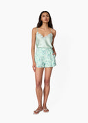 Cami NYC Shorts Ravi Linen Short in Climbing Hydrangeas