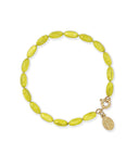Candy Shop Vintage Jewelry Key Lime Charleston Rice Bead Bracelet