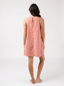 The Capri Shift | Coral Stripe