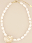 Cara O Sello Necklace Jumbo Turbo Shell Necklace