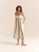 Carolina K Dress The Allegra Dress in Gardenia