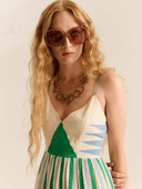 Carolina K Dress The Amelia Dress in Gardenia