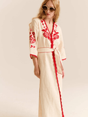 Carolina K Dress The Caliope Dress in Gardenia