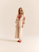 Carolina K Dress The Caliope Dress in Gardenia