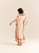 Carolina K Dress The Taiel Kaftan in Multi Chacana