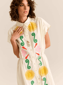 Carolina K Dress The Valerie Kaftan in Off White