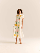 Carolina K Dress The Valerie Kaftan in Off White