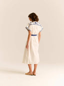 Carolina K Dress The Valerie Kaftan in Poseidon