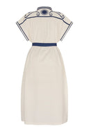 Carolina K Dress The Valerie Kaftan in Poseidon