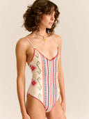 Carolina K Swimsuit The Marietta One Piece in Multi Chacana