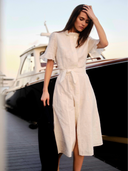 Cartolina Nantucket Dress Aria Dress in Soft White