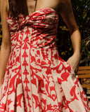 Cartolina Nantucket Dress Ingrid Dress in Poppy Faraway Print
