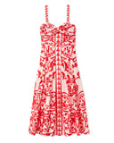 Cartolina Nantucket Dress Ingrid Dress in Poppy Faraway Print
