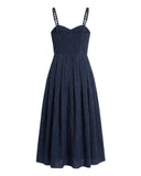 Cartolina Nantucket Dress Marabel Dress in Midnight Blue
